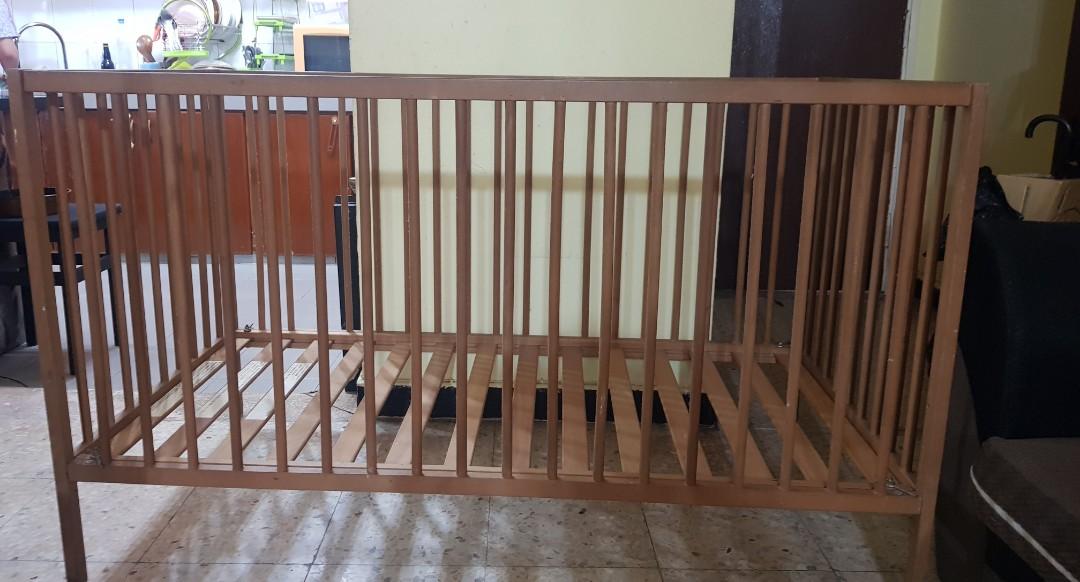 BABY COT IKEA SNIGLAR CRIB BEECH, Babies & Kids, Baby Nursery & Kids