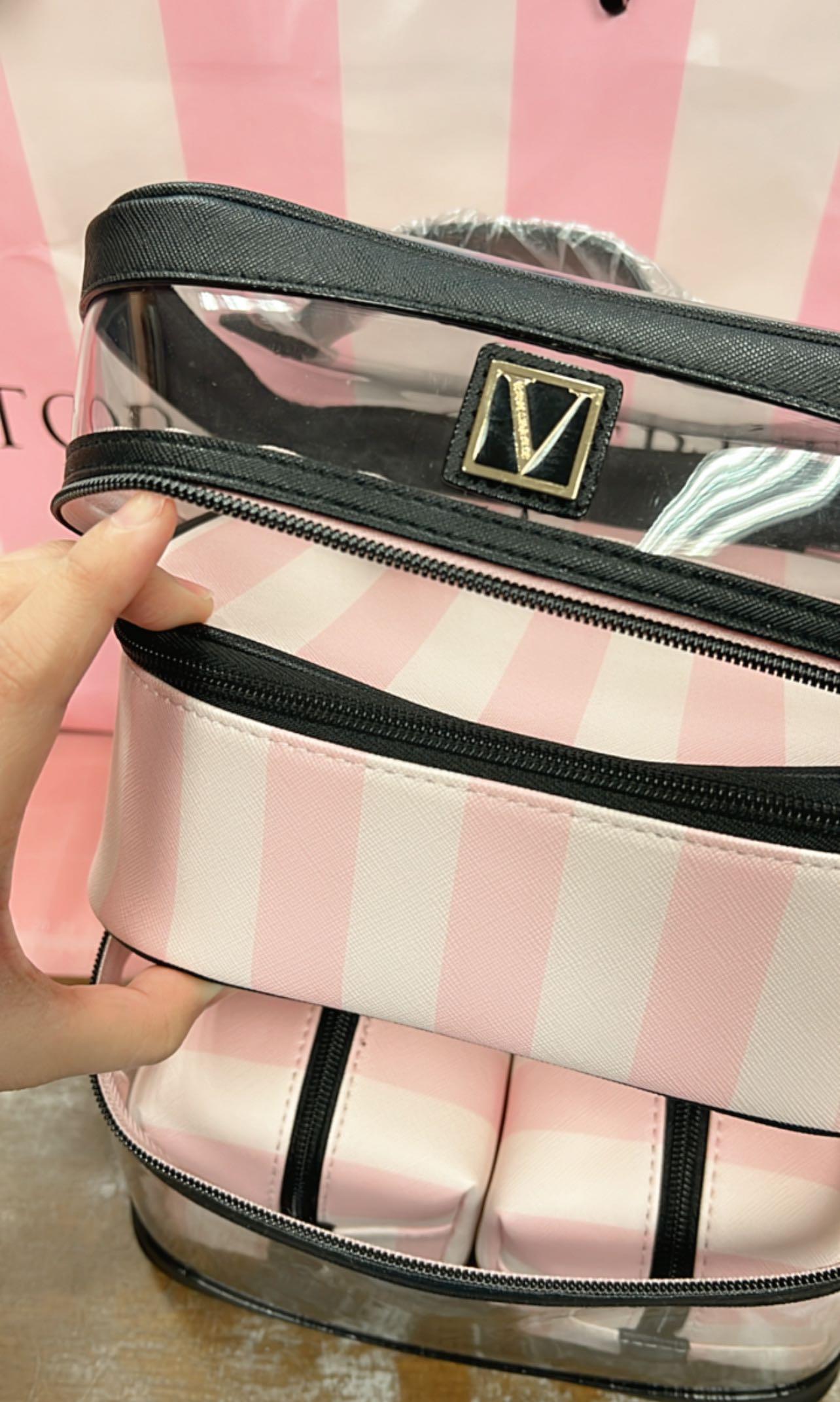 VICTORIA SECRET 1 vanity kit and 3 bag pouches RemorseFest