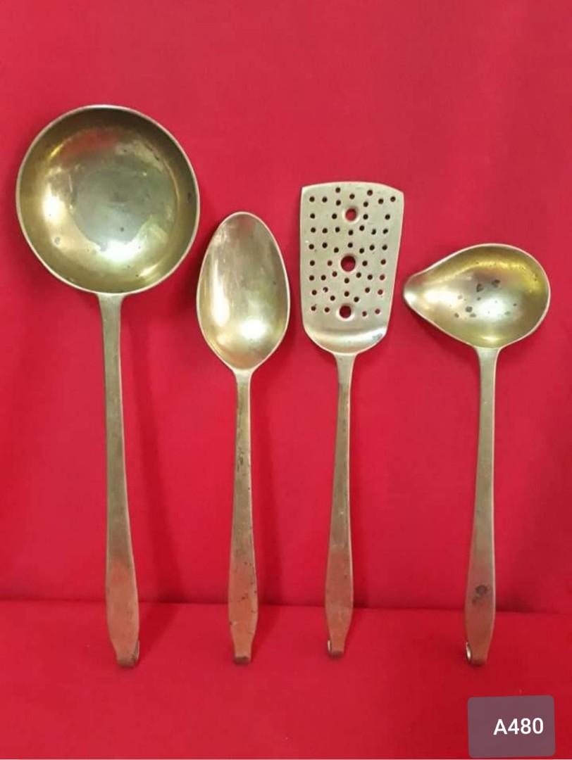 Vintage Brass Large Spoon Utensil, Furniture & Home Living ...