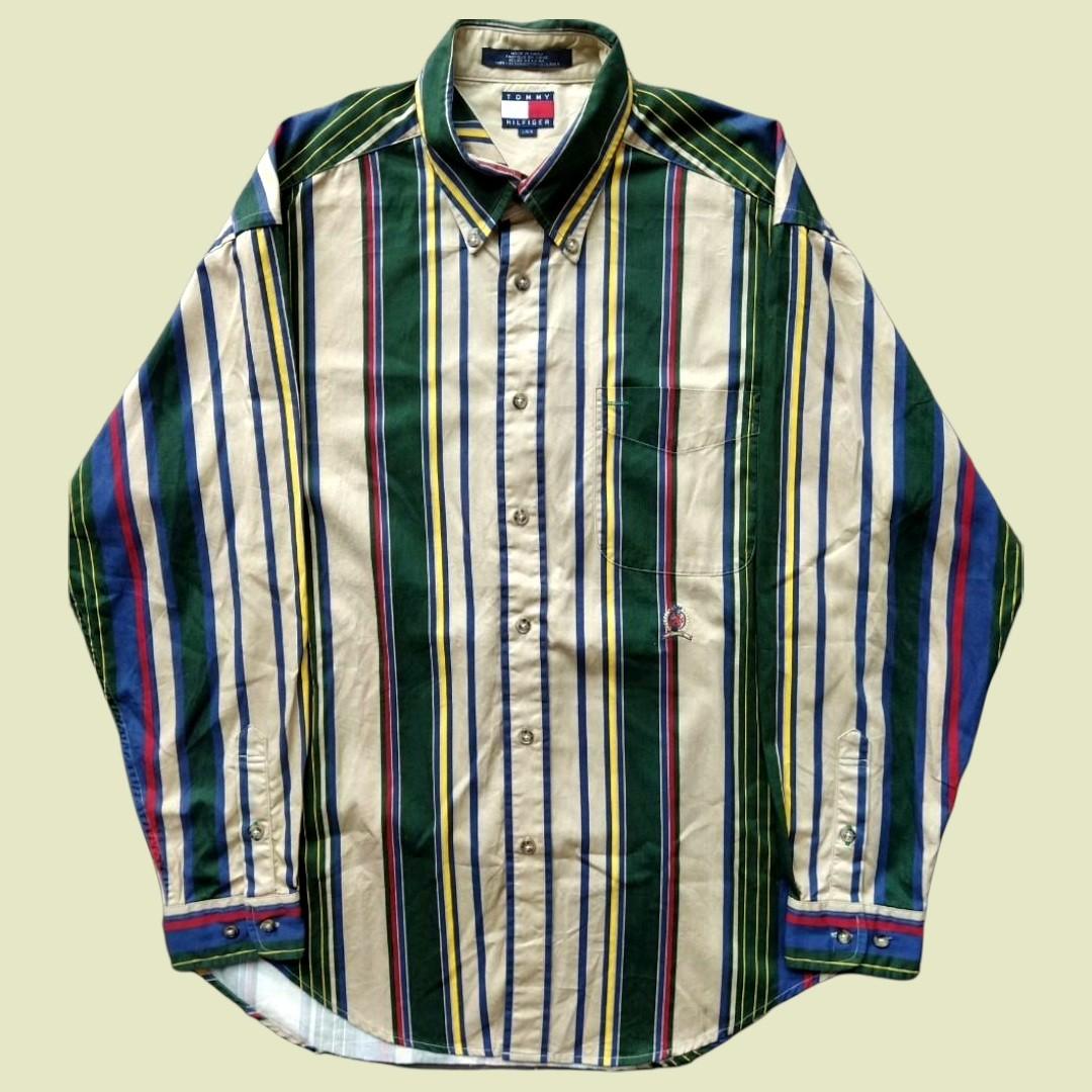 Tommy hilfiger multicolor shop long sleeve polo