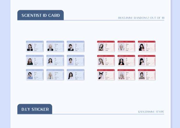 Twice Scientist Id Card