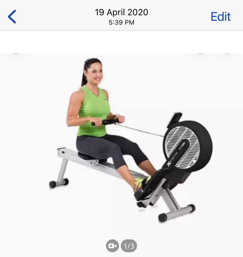 Xterra ERG400 Rowing Machine, Sports Equipment, Exercise