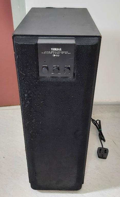 日本製YAMAHA YST-SW120 SUBWOOFER有源式超低音炮喇叭,長衝程, 地震級 