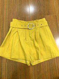Yellow High Waisted Pants