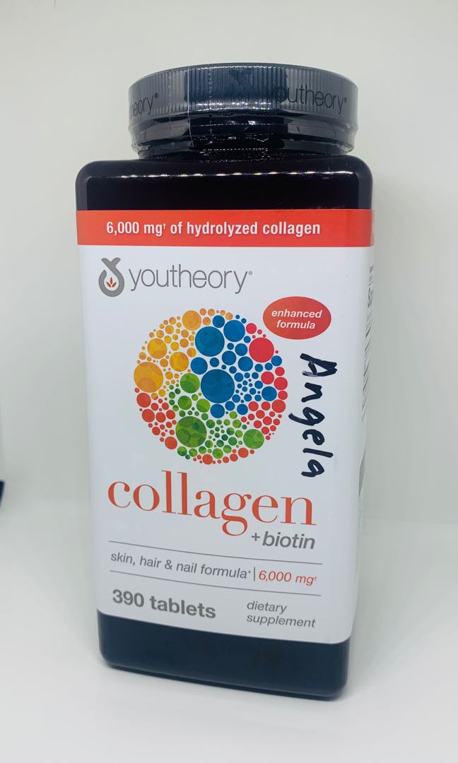 YOUTHEORY COLLAGEN 390 TABLETS ENHANCED FORMULA, Health & Nutrition