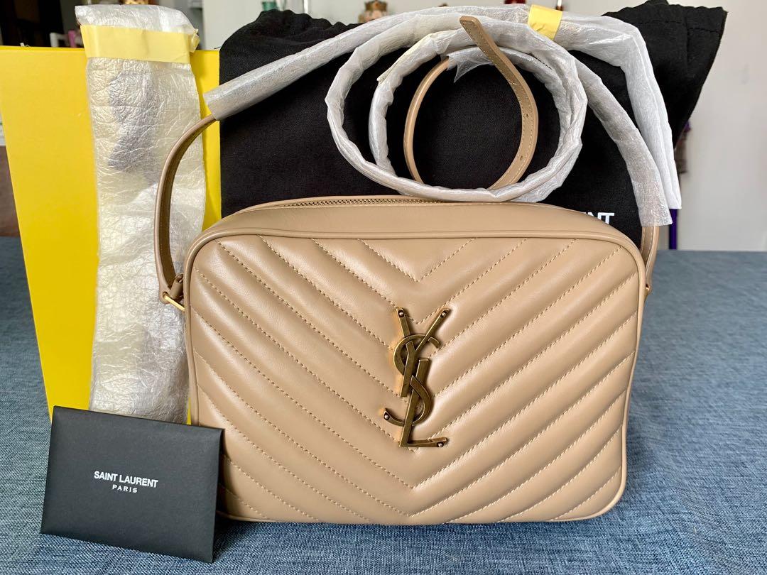 Ysl crossbody top beige