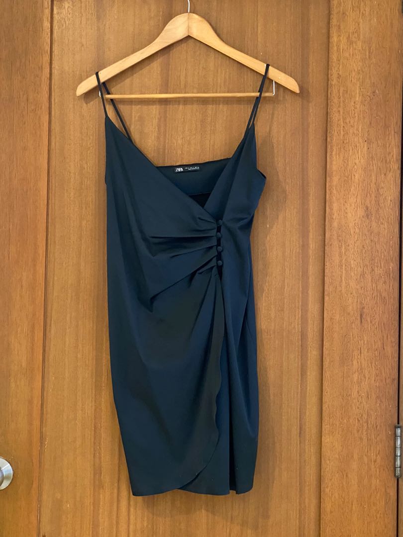 Zara silk mini dress, Women's Fashion, Dresses & Sets, Dresses on Carousell