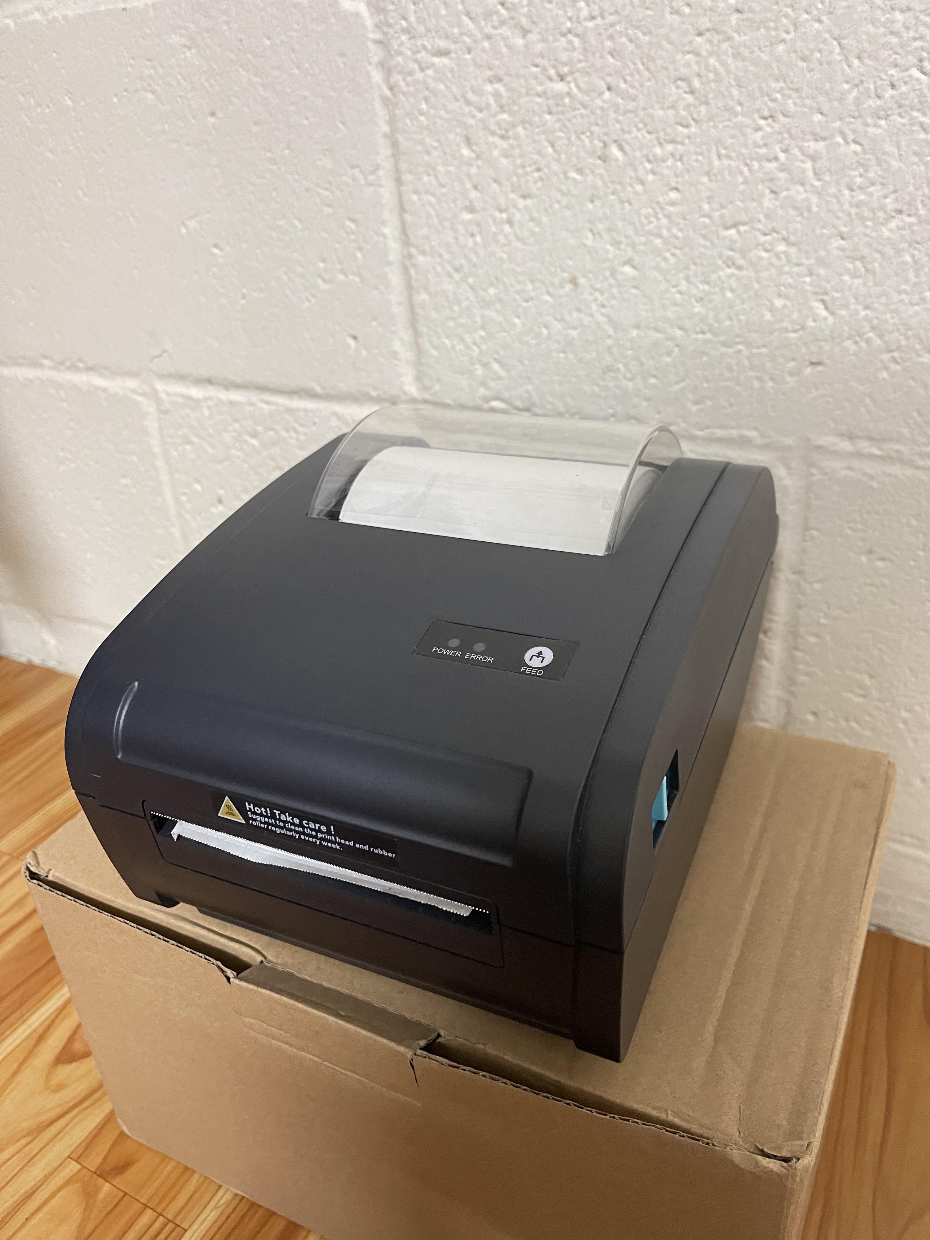 ZJ9210 A6 Thermal Printer Sticker Waybill Printer Android IOS Window