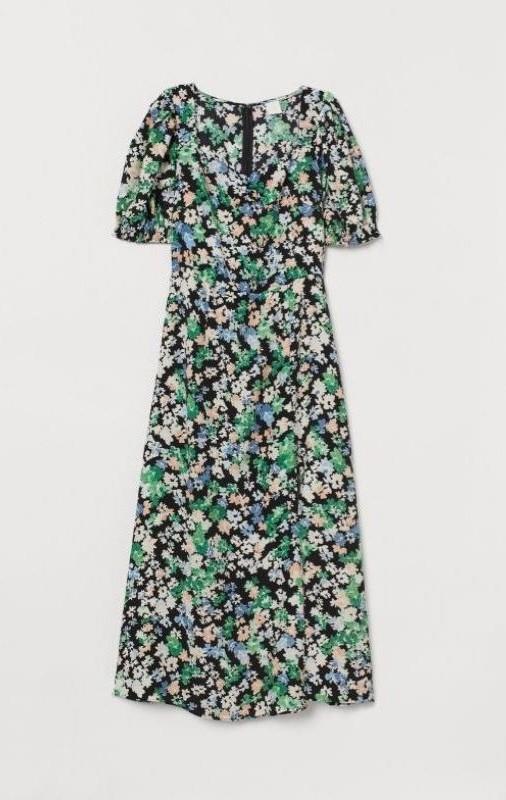 H&m Store Clothing Zara H And M H&m Hnm Green Floral Maxi Dress
