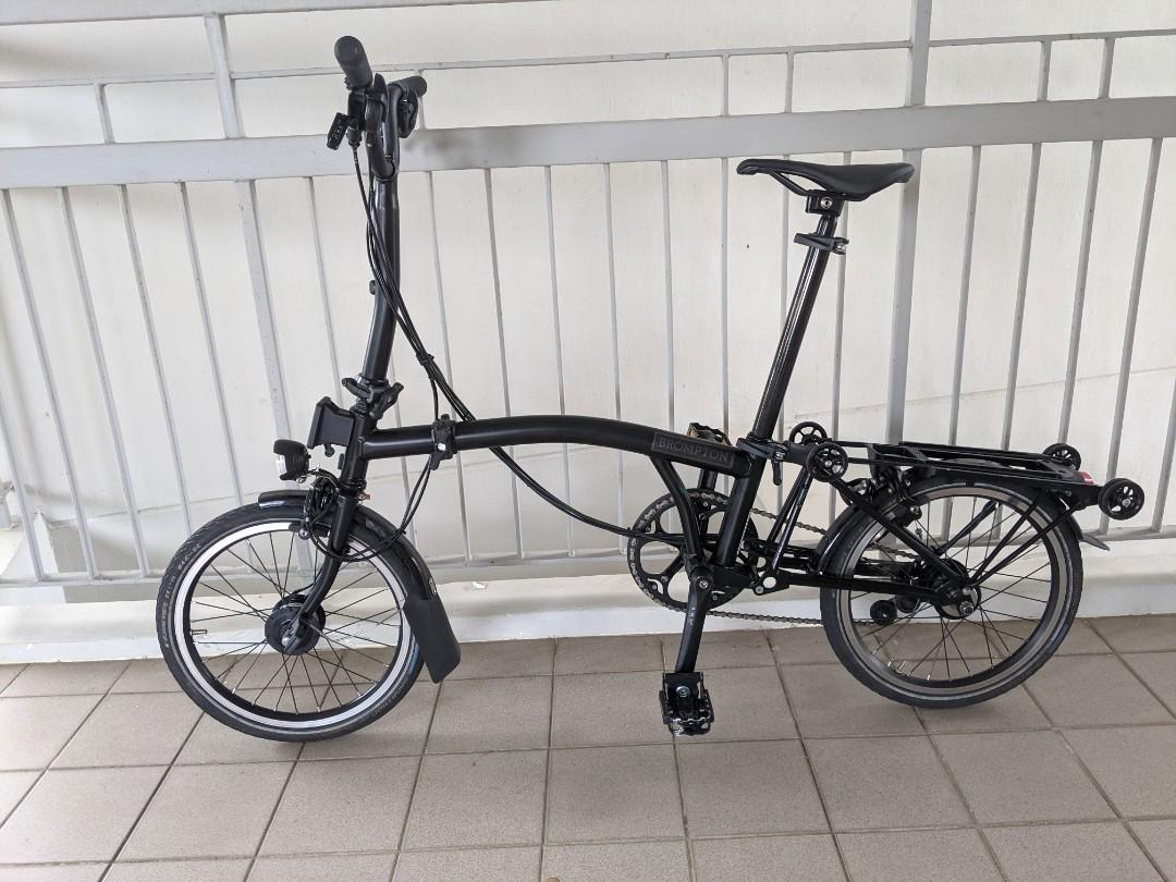 2018 Brompton M6R Black BE Sports Equipment Bicycles Parts