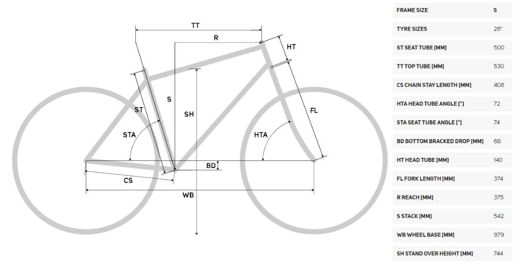 Merida scultura best sale 400 size chart