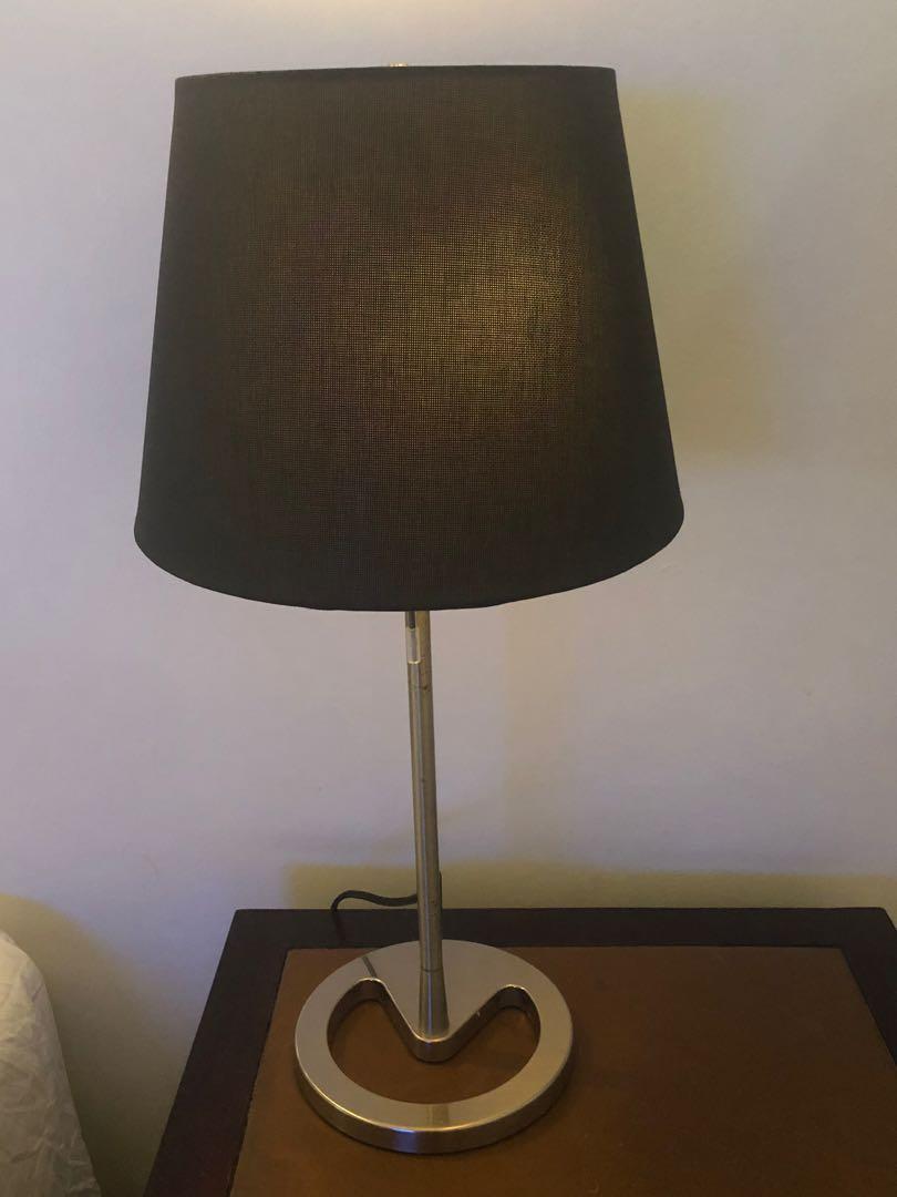 2 x IKEA bedside table lamps, Furniture & Home Living, Lighting & Fans