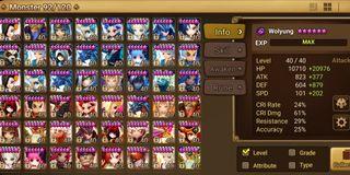 •3LD G1/C2 Asia Summoner war account•