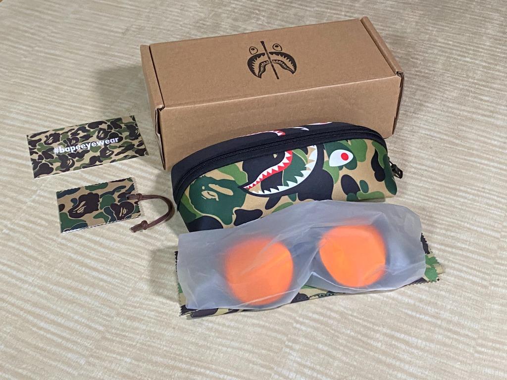A Bathing Ape Bape Sunglasses Eyewear [PARKAS03 YL] 太陽眼鏡, 男裝 