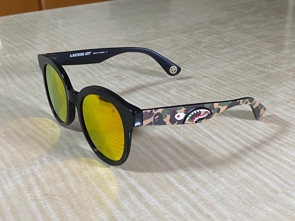 A Bathing Ape Bape Sunglasses Eyewear [PARKAS03 YL] 太陽眼鏡(Not