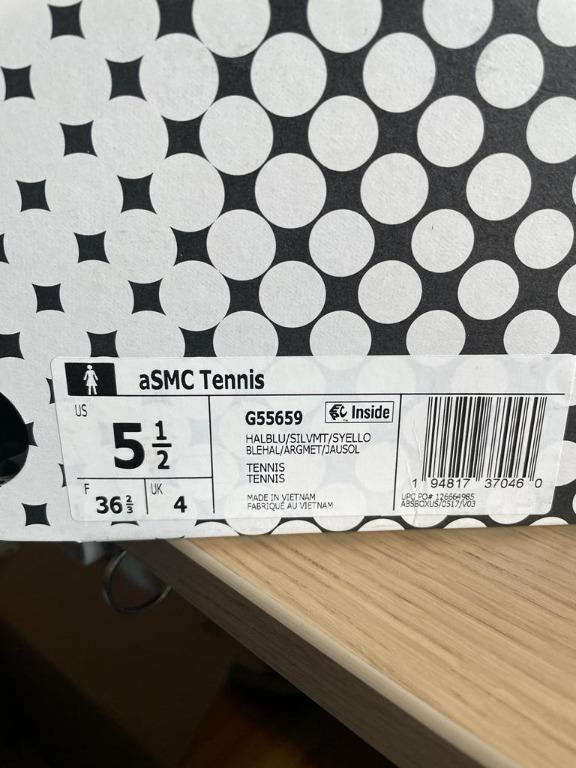 ADIDAS BY STELLA MCCARTNEY - Size 5 ½ US - Light Blue, Women's Fashion,  Footwear, Sneakers on Carousell