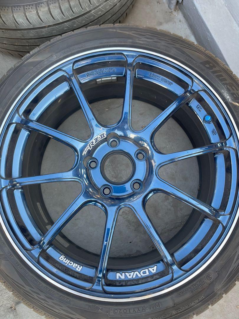 Advan racing rz2, 汽車配件, 車軚 - Carousell