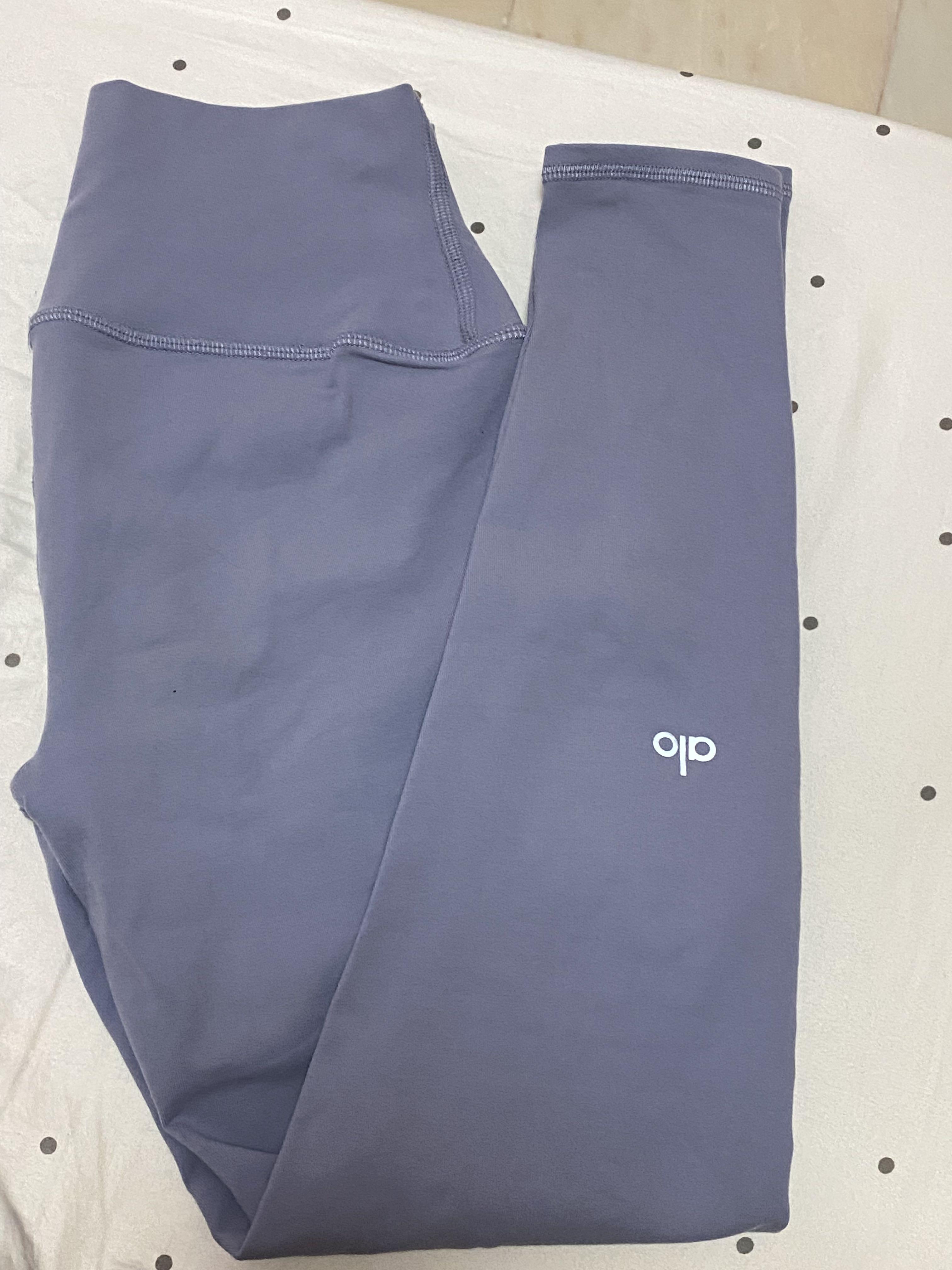 ALO YOGA 7 8 High Waist Airbrush Legging BLUE MOON