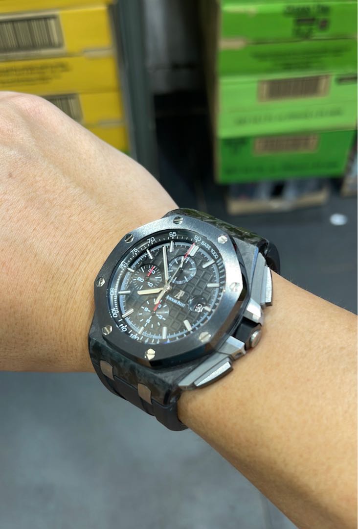 AP Royal Oak Offshore Forged Carbon Novelty 26400AU Men s Fashion