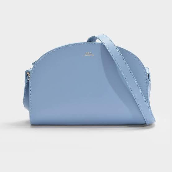 Apc half moon bag blue top