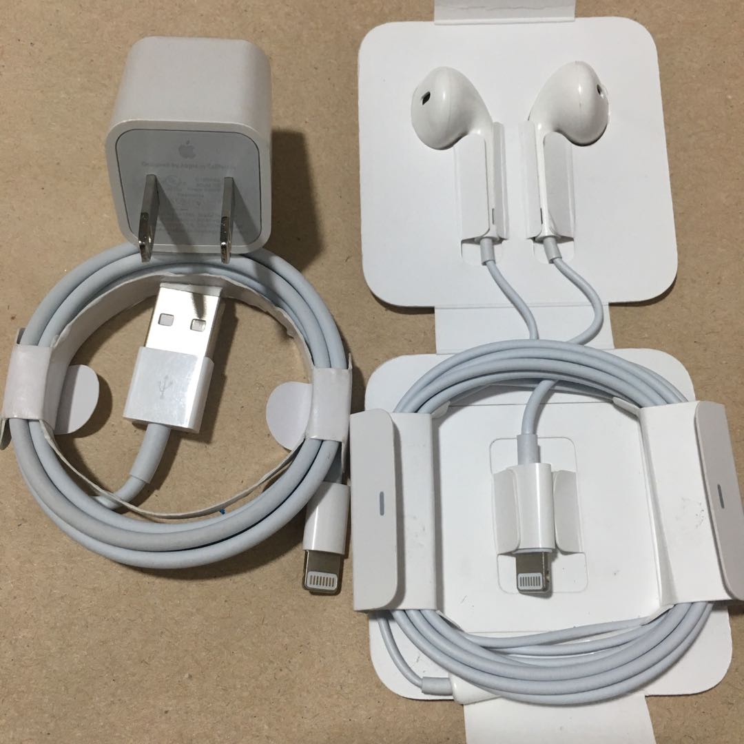 Apple iPhone Charger Lightning Cable Adapter Lightning Earpods, Mobile