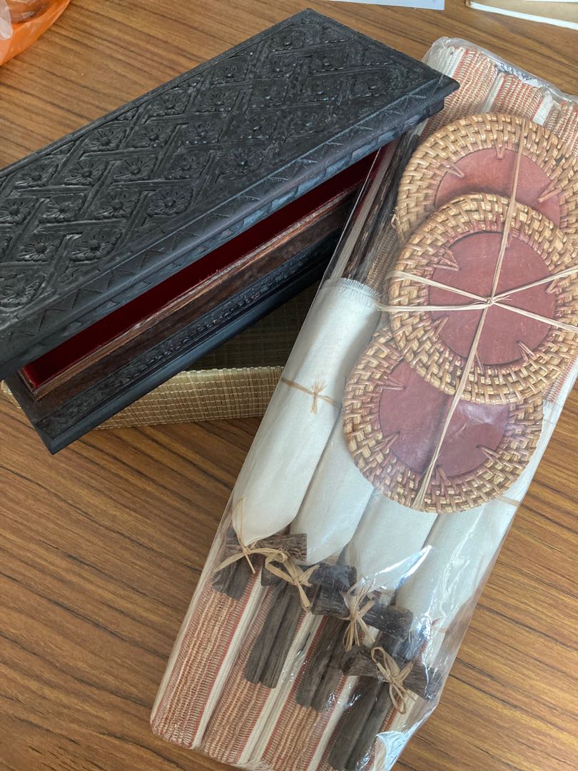 Balinese style dinner set, Furniture & Home Living, Kitchenware