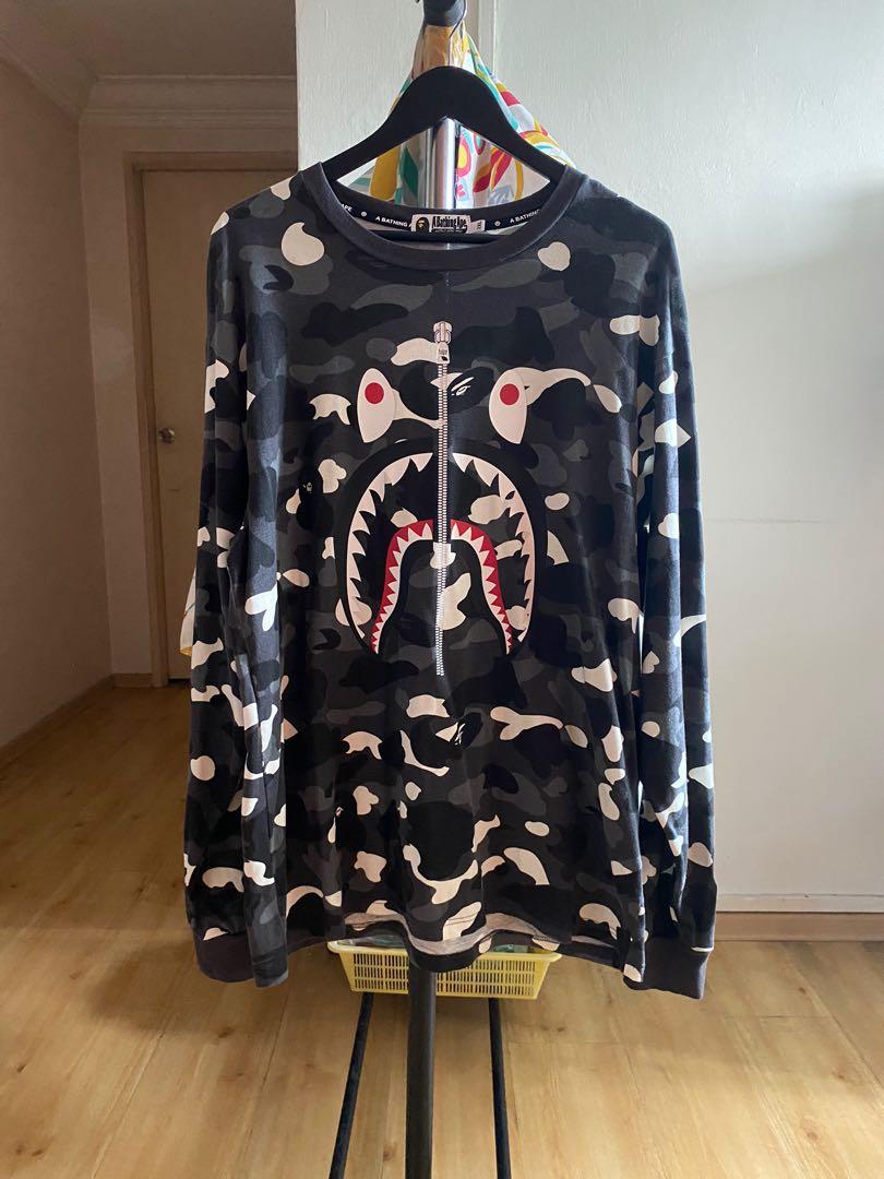 Bape city camo shark tee hot sale