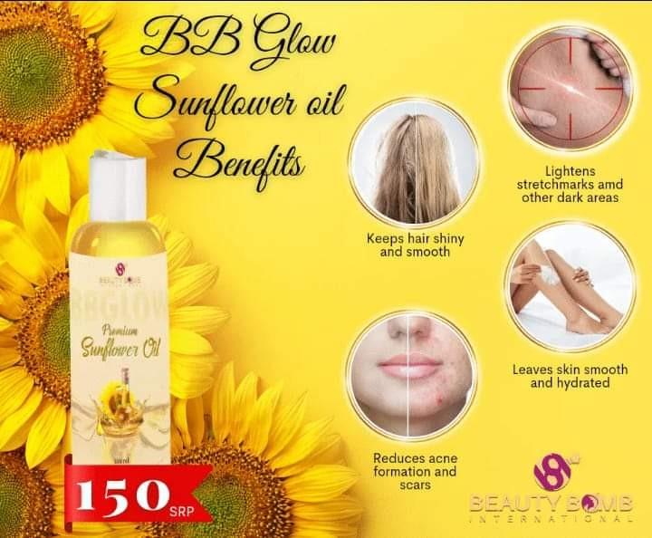 BBGlow Premium Sunflower Oil (Authorized Distributor) (Category: Body Care) located in Caloocan City. Submitted by jnessentials.ph (Listing ID 1079130197, Image 2). Description: Authorized Distributor here of Beauty Bomb International (BBGLOW) 💕 Dark underarms? We got you! 💕 💕 #bbglowbybeautybomb #bbglowsunfloweroil #beautybombinternational.