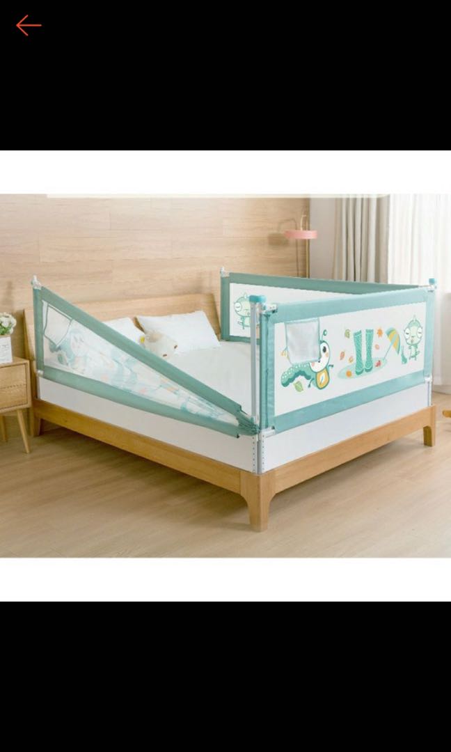 Bed guard rail for baby bed, Babies & Kids, Baby Nursery & Kids