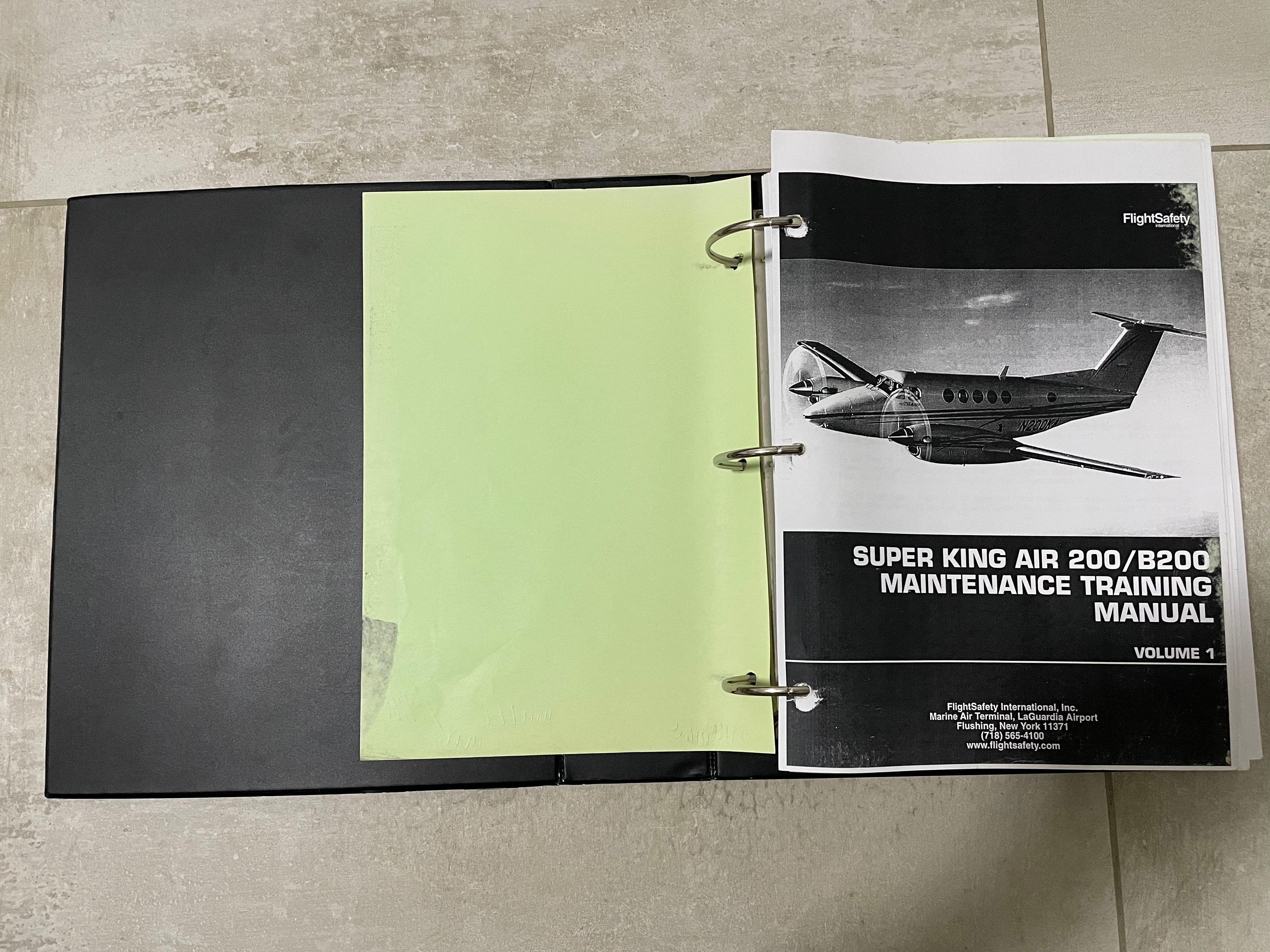 Beechcraft Super King Air 200/B200 Maintenance Training Manual, Hobbies