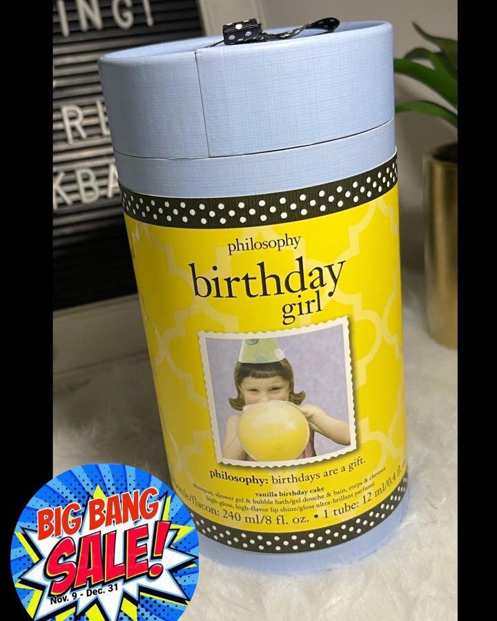 Philosophy birthday shop girl gift set