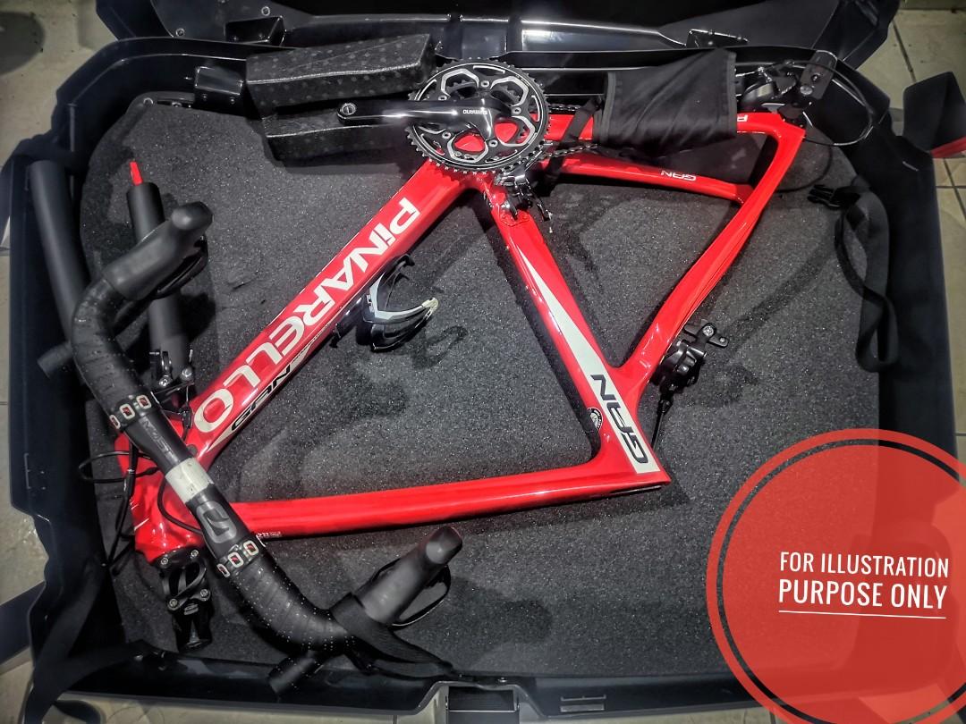 BIKE TRAVEL RED CYCLING PRODUCTS BIKE BOX II, Equipment, Bicycles & Bicycles on Carousell