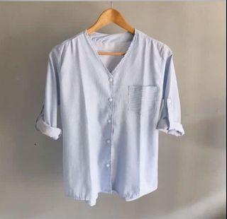 Blue stripes shirt