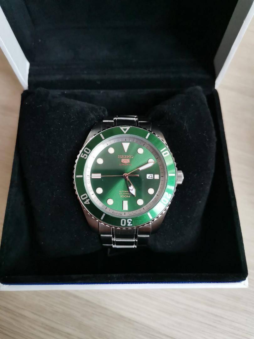 BNIB JDM Seiko 5 Hulk SRPB93J1 Men s Fashion Watches
