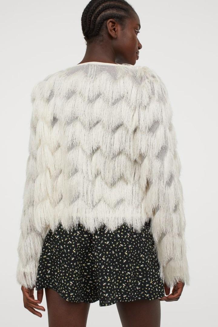 H&m 2025 fringe cardigan