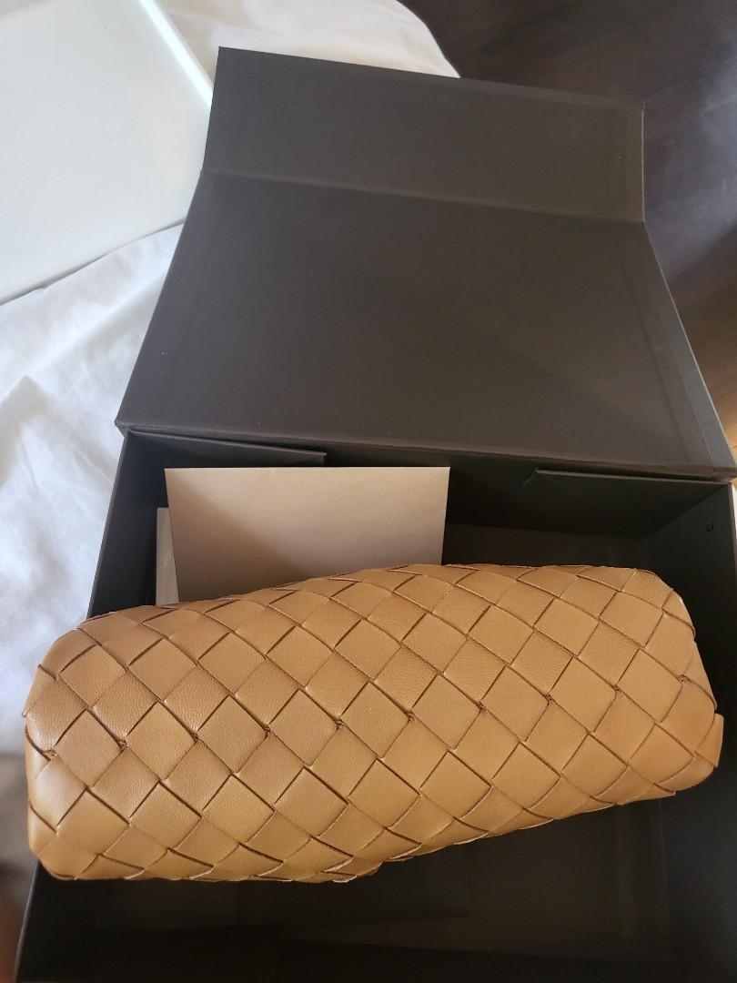 Bottega Mini Pouch Caramel, Luxury, Bags & Wallets on Carousell