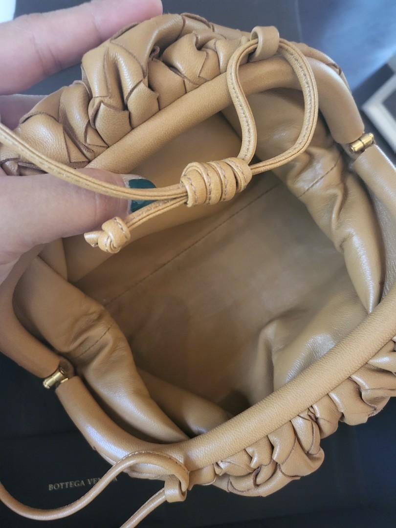 Bottega Mini Pouch Caramel, Luxury, Bags & Wallets on Carousell