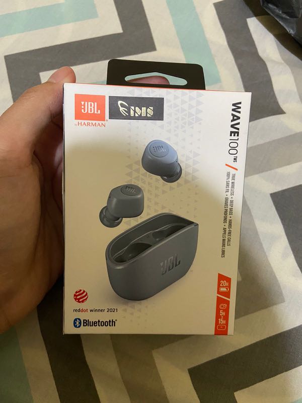 BU masih segel JBL Wave 100 True Wireless Blue, Elektronik, Audio di  Carousell