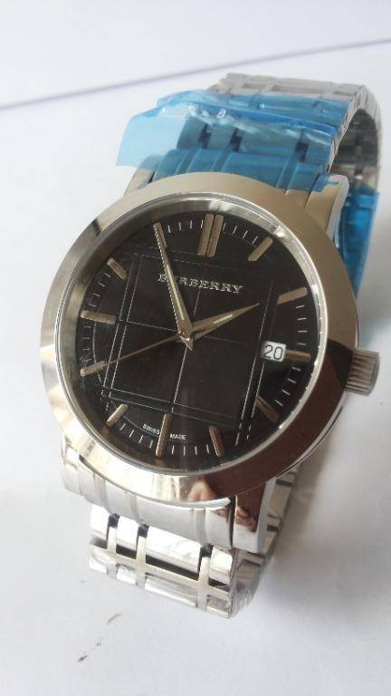 Burberry 鋼帶男裝錶BU1364, 名牌, 手錶- Carousell