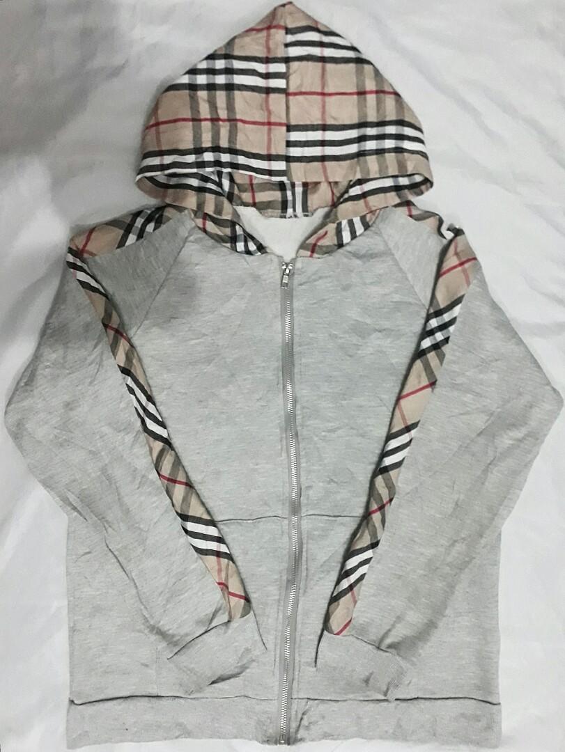 BURBERRY Zip Up Hoodie