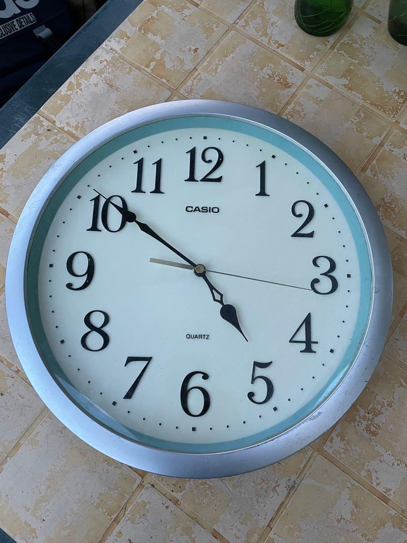 Casio wall clock hotsell japan