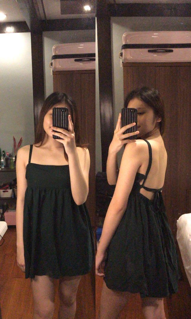 backless dress casual