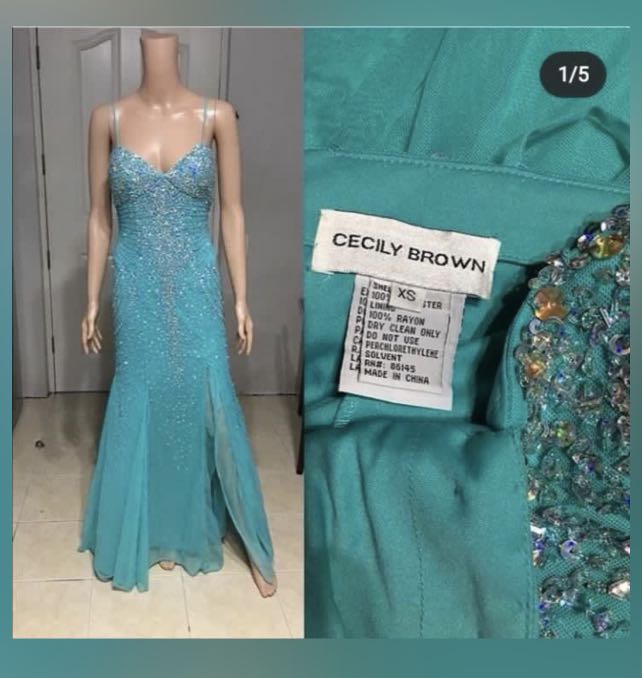 Cecily Brown Prom Dress Beaded