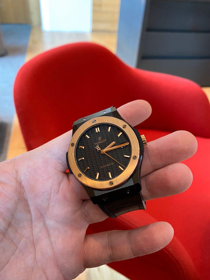 Hublot classic fusion ceramic gold online