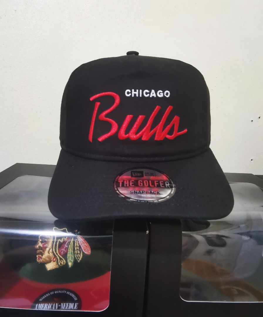 New Era Chicago Bulls 'OG Team Coloured Cord' Script Old Golfer Snapba