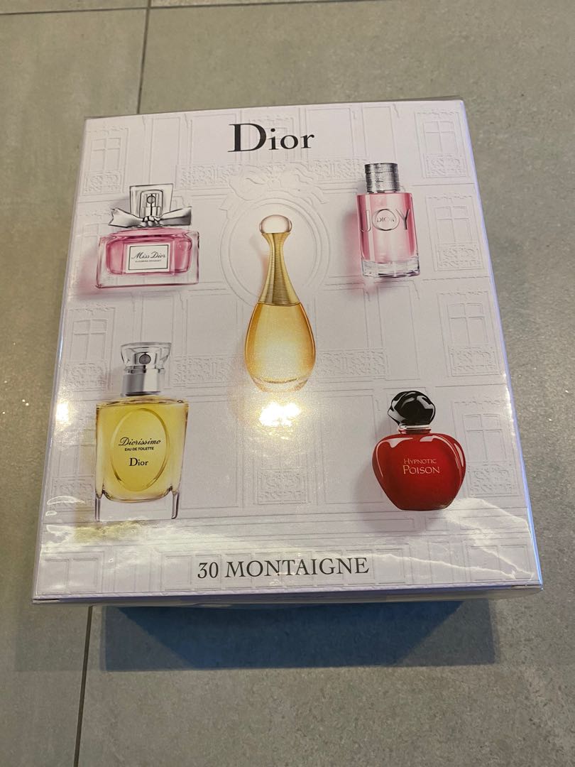 Christian Dior 30 Montaigne 5-pc miniature fragrance collection, Beauty ...