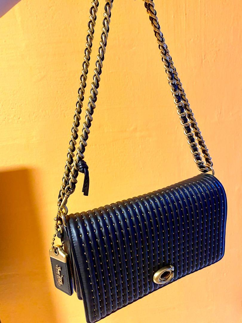 Coach dinky quilted 2025 black