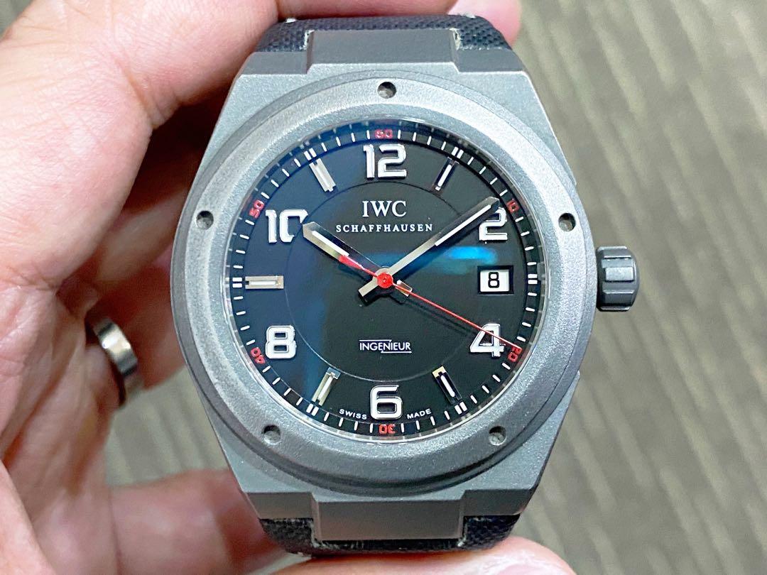 Complete Mar 12 IWC Ingenieur AMG Titanium IW3227 IW322703 Serviced IWC Nov  21, Luxury, Watches on Carousell