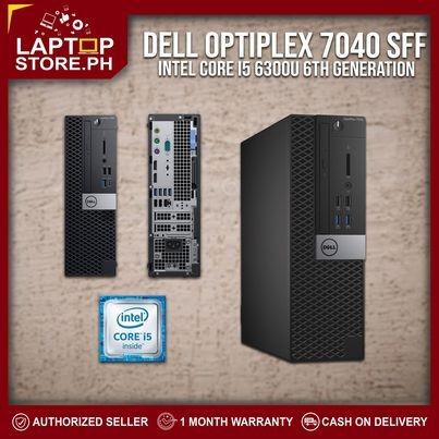 Computer Desktop Package CPU DELL 7040 SFF Intel Core i5 4gb 500gb (6th generation) (Category: Desktops) located in Quezon City. Submitted by laptopstore.ph (Listing ID 1125393926, Image 2). Description: ▪️ DELL 7040 Small Form Factor 📌 Intel Core i5 (6th generation) 📌 4gb ddr4 memory (2 X 2gb) 📌 160gb sata 📌 Intel HD Graphics 520 📌 LAN 📌 USB port 📌 PS2 ports 📌 HDMI Package: System Unit Freebies: Power Cord WARRANTY: 1 Month Warranty Repl