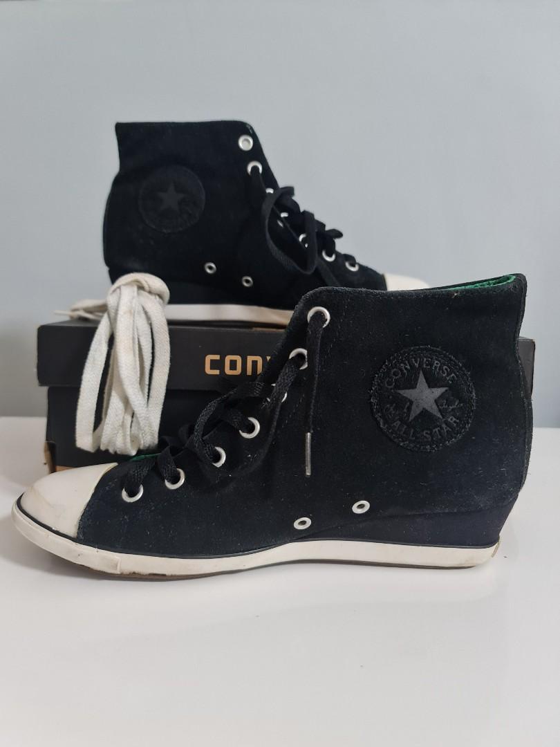 band konstruktion rødme Converse Wedge Sneakers suede, size 7 women, Women's Fashion, Footwear,  Sneakers on Carousell
